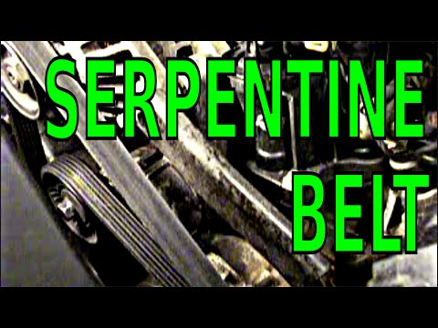 How to replace the Serpentine Belt on your GM 3800 V6 3.8 L engine video guide