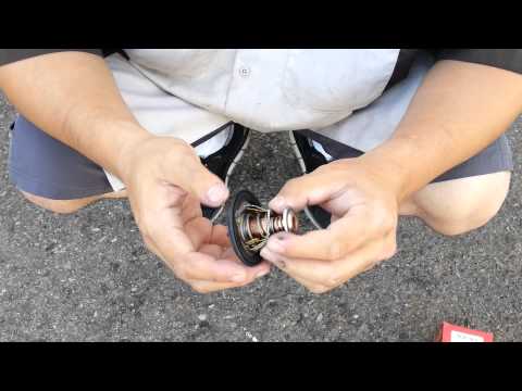 DIY How to Replace / Change Honda Accord Coolant Thermostat