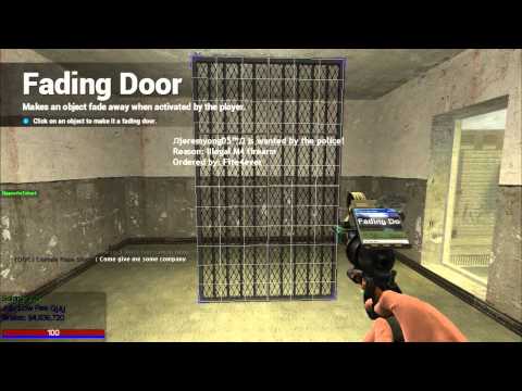 how to make fading door darkrp