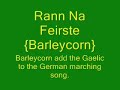 Rann na Feirste - Barleycorn