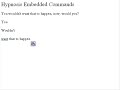 Using Hypnotic Embedded Commands