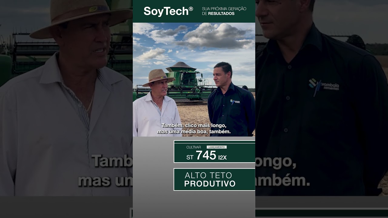 O produtor Jorge Fortuna já está colhendo os resultados que a SoyTech® traz para sua lavoura.