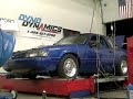 the blue beast on the dyno.