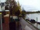 View from Richmond canoe club balcony London