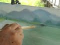 Painting Out door with Acrylic