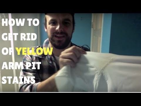 how to get rid armpit stains