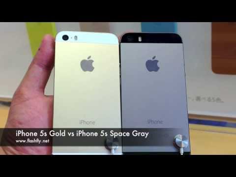 iPhone 5s Gold vs iPhone 5s Space Gray