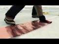 Giant melting da Vinci artwork recreated on Arctic sea ice