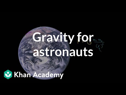 orbit - Learn more: http://www.khanacademy.org/video?v=oIZV-ixRTcY Why do astronauts appear weightless despite being near the Earth?