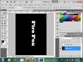 Tạo chữ rực lửa bằng Photoshop
