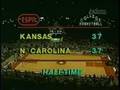 Jordan's First College Game -  N. Carolina vs. Kansas.  1981