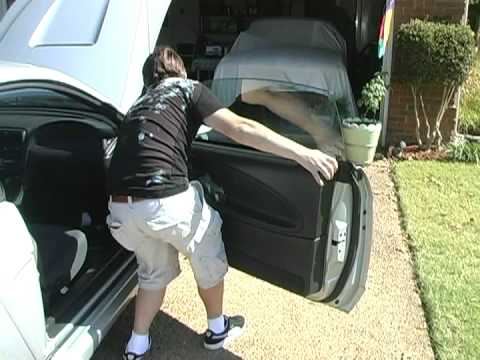 how to remove corsa c door speakers