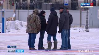 Новые фонари «АрхиМет-Апекс» на площади Ленина в Перми