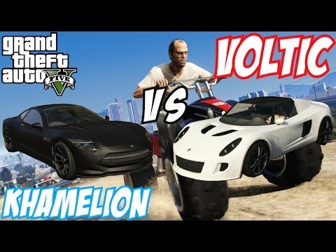 Voltic - GTA 5 car comparison video today, showcasing you Khamelion Vs Voltic available on GTA 5 Online. What is your personal preference, the Khamelion or the Voltic...