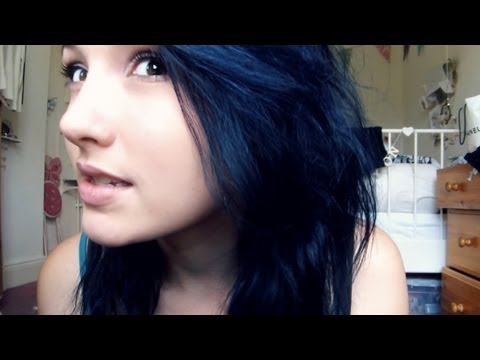 how to dye out blue hair