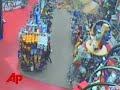 Raw Video: Quake Topples Bike Store Displays