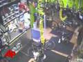 Raw Video: Quake Topples Bike Store Displays
