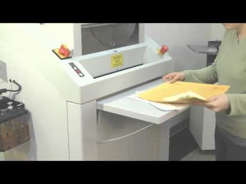 Big Paper Shredding Machine  Cross Cut HSM Powerline 450.2