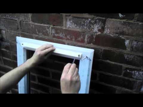 how to fit a trickle vent in window