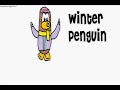 Winter penguin drawn by ME! Takin requests
