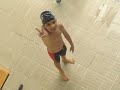 Sebastián´s First Win in a Swimming Competition