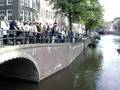 Music boat in Amsterdam