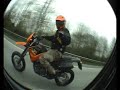 Aktion Supermoto Tour durch Hamburg Car Jump