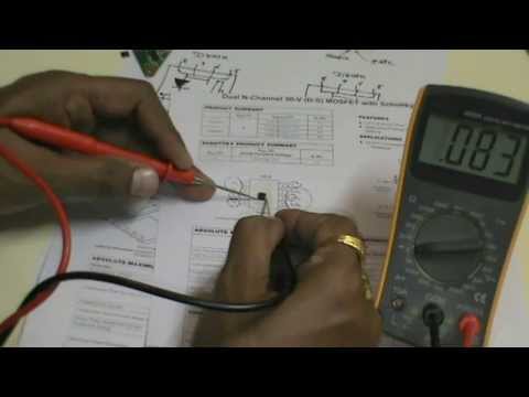 how to measure n-channel mosfet
