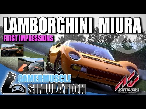LAMBORGHINI MIURA MOD – ASSETTO CORSA – GamerMuscle simulation