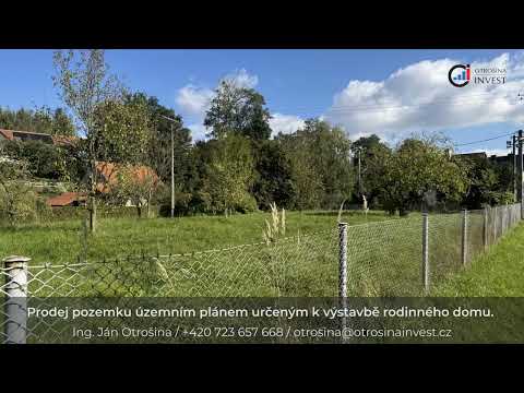 Video Prodej stavebního pozemku 1 176 m², Janov