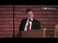 Complete video at: http://fora.tv/2008/10/21/Geopolitical_Consequences_of_the_Credit_Crunch

Harvard historian Niall Ferguson warns that the greatest danger of the current financial crisis could be the possible collapse of economic relations between China and America.

-----

Professor and historian Niall Ferguson asks what the ramifications of the subprime crisis will be in the realm of grand strategy and politics.

Is this an historical turning point, marking a decisive shift in financial power from West to East? Or are rumours of the death of the dollar and the decline of American empire exaggerated? - Hoover Institution

Niall Ferguson, MA, D.Phil., is the Laurence A. Tisch Professor of History at Harvard University. He is a resident faculty member of the Minda de Gunzburg Center for European Studies. He is also a Senior Research Fellow of Jesus College, Oxford University, and a Senior Fellow of the Hoover Institution, Stanford University.