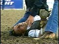 a rodeo rider takes a fall...

music by 