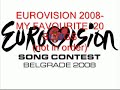 Eurovision 2008-My Favourite 20 Songs(not in order)