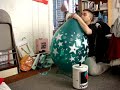 Me inflating a jumbo 24