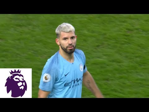 Video: Aguero PK gives him a hat trick, makes it 5-0 for Man City v. Chelsea | Premier League | NBC Sports