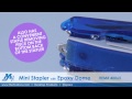 Promotional Mini Stapler with Epoxy Dome
