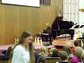 Moore, Oklahoma sister and brother Erin and Glenn Elmore, ages 16 and 15, play a duet arrangement of Ernesto Lecuona's stirring classic MALAGUENA, November 15, 2009. This was the final performance of the Sunday afternoon Pearl Peveler Piano Studio Family Duet Recital held at Moore's Eastern Avenue Baptist Church. Following the recital performances, Erin and Glenn were each presented by Mrs. Peveler with the National Guild of Piano Teachers' Paderewski Award gold medal....