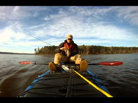 Bass Fishing on Falls Lake NC from the Jackson Coosa Kayak