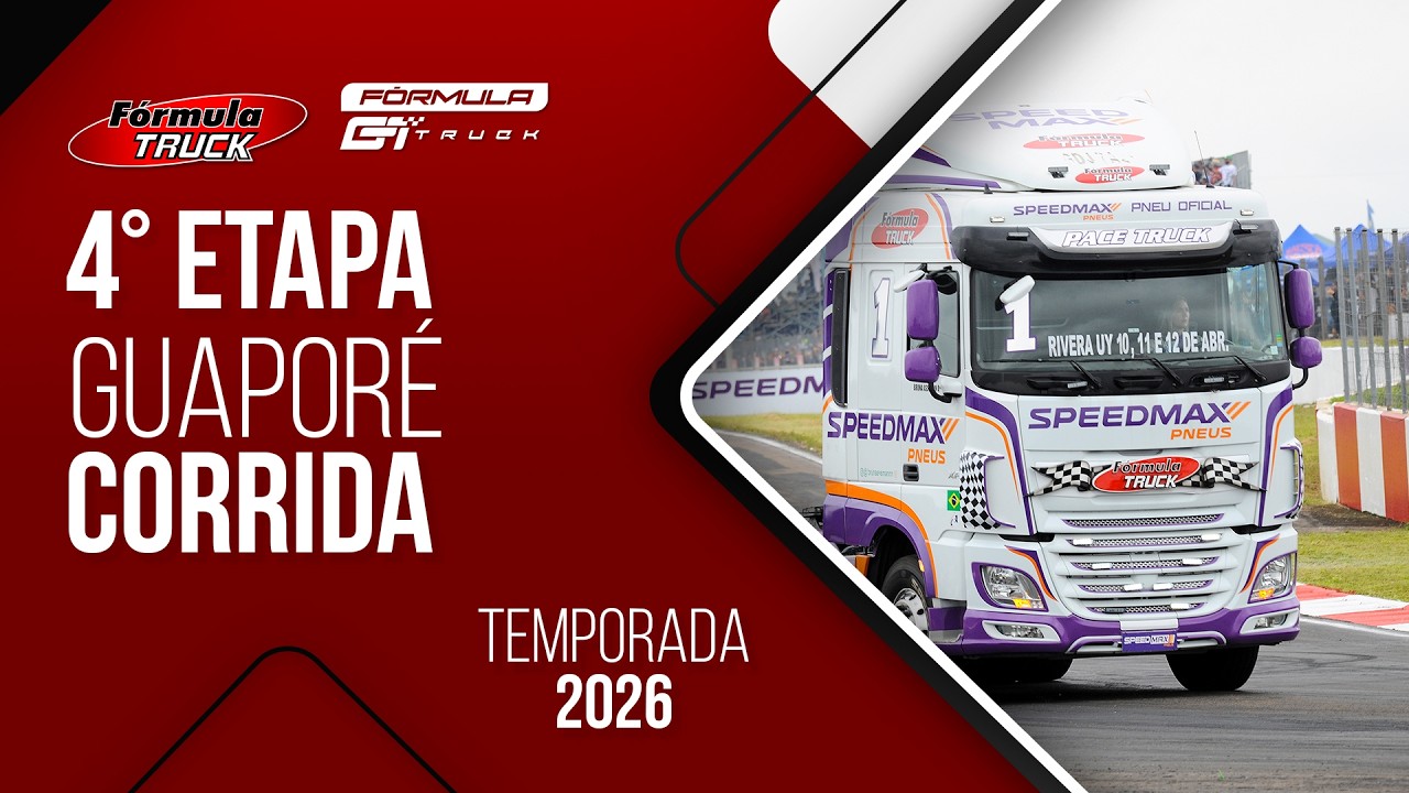 FÓRMULA TRUCK 4º ETAPA | GUAPORÉ - RS - CORRIDA  - 2026