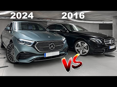 NEW vs. OLD Mercedes E-Class! SO Much CHANGED! W214 W213 Interior Exterior Comparison Walkaround 4k