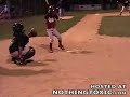 Kid gets hit in the nuts with a ball