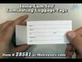 Insta-Lam Self Laminating Luggage Tags