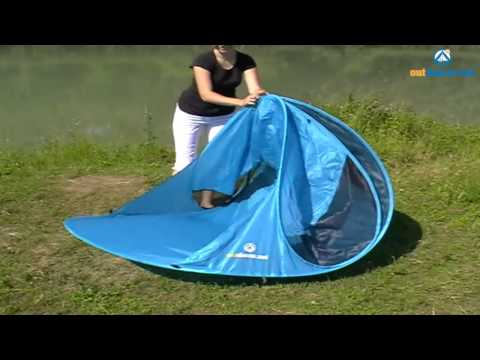 Abbau Video Anleitung für eine selbstaufbauende Pop up Strandmuschel Zack II