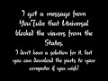 A message to those who are not able to watch it A message to those who are not able to watch it