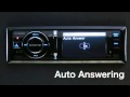Receiving a phone call with the Kenwood KIV-BT900
