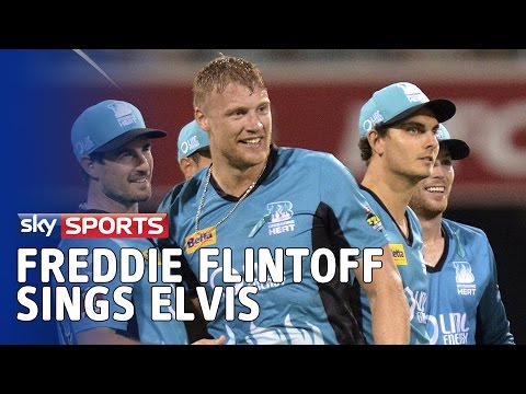 Freddie Flintoff does his Elvis Presley impression!