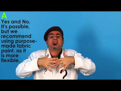 how to paint t shirts with acrylic paint