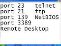 easy port scanning and netbios hacking