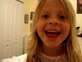 4 year old singing Snap your Fingers