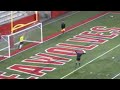 Portiere fa la ruota durante calcio di rigore,ma...